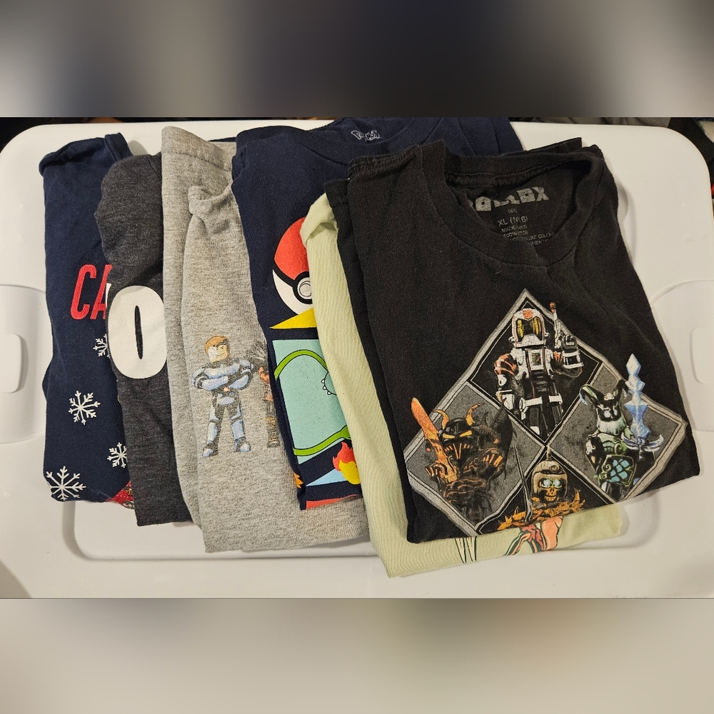 Kids Graphic T-Shirts Assorted 6 Tees
